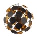 Picture of Searchlight Discus 4Lt Black/Gold Pendant 