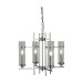 Picture of Searchlight Milo 4 Light Chrome And Glass Pendant 