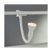 Picture of Searchlight White Flex Clip On Desk Lamp with Clamp 