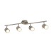 Picture of Searchlight Samson Four Light Ceiling Bar Spotlight In Satin Silver 