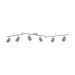 Picture of Searchlight Samson Six Light Ceiling Bar Spotlight In Satin Silver 