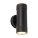 Picture of Searchlight 2 Light LED Outdoor Cylindrical Coastal Wall In Black Height: 160mm 