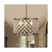Picture of Searchlight Marquise Three Light Ceiling Pendant In Antique Copper And Crystal: Width:380mm 