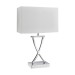 Picture of Searchlight Club Table Lamp, Chrome, White Rectangle Shade 