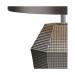 Picture of Searchlight Smoked Glass Table Lamp With Grey Drum Shade 