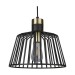 Picture of Searchlight Bird Cage Large One Light Ceiling Pendant In Matt Black Width: 300mm 