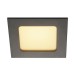 Picture of SLV Wall Light FRAME BASIC Recessed LED 3000K Set CRI90 IP20 c/w Driver 8.3W 445lm 220-240V 9x9x4cm Black Aluminium 