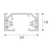 Picture of SLV Track 1 Circuit Surface 16A 220-240V 1m Aluminium 
