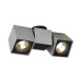 Picture of SLV Spotlight ALTRA DICE Double GU10 QPAR51 IP20 2x50W 220-240V 22.5x7x9cm Grey Aluminium 