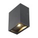 Picture of SLV Wall Light QUAD Square LED 3000K IP44 4.5W 260lm 100-277V 8.4x11x5.4cm Anthracite Aluminium 