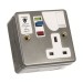 Picture of Timeguard Valiance Socket Vailance RCD Single Active Metal 