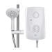 Picture of Triton Shower Electric T80 Pro-Fit c/w Rub Clean Head/Hose/Kit 9.5kW White/Chrome 