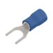 Picture of Unicrimp 4mm Fork Terminal Pre-Insulated Blue Pack=100 