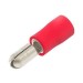 Picture of Unicrimp 4mm Male Bullet Terminal Pre-Insulated Red Pack=100 