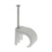 Picture of Unicrimp 18-22mm Round Cable Clips White Pack=50 