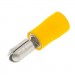 Picture of Unicrimp 5mm Male Bullet Terminal Pre-Insulated Yellow Pack=100 