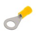 Picture of Unicrimp 10mm Ring Terminal Pre-Insulated Yellow Pack=100 