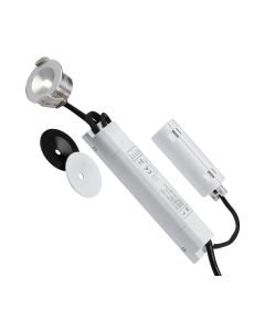 Knightsbridge EMPOWER3 3W LED Emergency Downlight 3hrNM 6000K Exit Route IP20 Aluminium