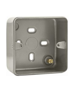 Elucian MCP085 1 Gang 40mm Deep Mounting Box