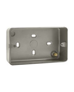 Elucian MCP086 2 Gang 40mm Deep Mounting Box