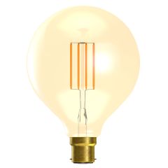 BELL 60801 LED Vintage Amber Large Globe Lamp BC/B22 Non-Dimmable 3.3W 365lm 240V 2200K