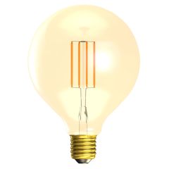 BELL 60802 LED Vintage Amber Large Globe Lamp ES/E27 Non-Dimmable 3.3W 365lm 240V 2200K