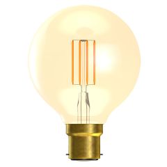 BELL 60799 LED Vintage Amber Globe BC/B22 Lamp Non-Dimmable 3.3W 365lm 240V 2200K