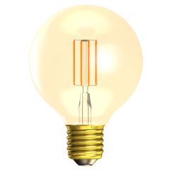 BELL 60800 LED Vintage Amber Globe ES/E27 Lamp Non-Dimmable 3.3W 365lm 240V 2200K