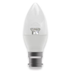BELL 60562 3.9W Clear Candle LED Lamp BC/B22 2700K 470lm