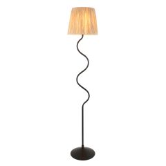 Endon 114223 Wriggle 1lt Floor Base & shade