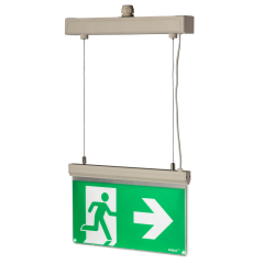 Robus RBL4DT-01 BLADE DUAL TEST 4W Suspended Exit Sign IP20 White