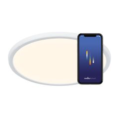Nordlux 2015036101 Oja 30 Smart LED 2700-6500K IP20 Ceiling Light 15W 1600lm 29.4cm White