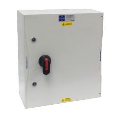 Lewden 207117 TP+N c/w Enclosure Switchfuse 400A 700x500x200mm Mild Steel
