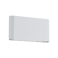 ELD 227660231 LED up & down external wall light matt white finish