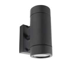 Robus R235-04 TRALEE 2x35W GU10 up/down wall light IP44 Black double