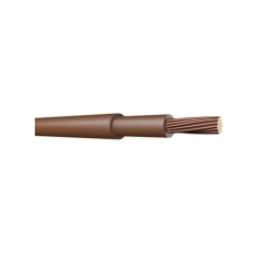 6181YF25BR 25mm Flexi Tails Brown/Brown Per 1M