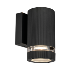 Kosnic OCAD-BLK Ocala down wall light, GU10 LED lamp x 1 Black