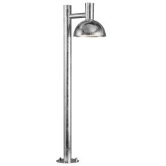 Nordlux 2118108031 Arki 100 Garden E27 IP54 Post Light 20W 100x32.5cm Galvanised