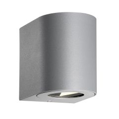 Nordlux 49701010 Canto 2 LED 2700K IP44 Wall Light 2x6W 500lm 10.4x8.7x10cm Grey