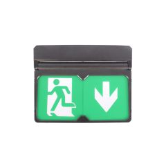 ELD EM-MULTI-BK 3hr Black Multi Position Maintained Exit Sign