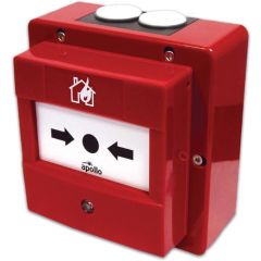 Apollo Fire Detectors Discovery Waterproof Manual Call Point with Isolator