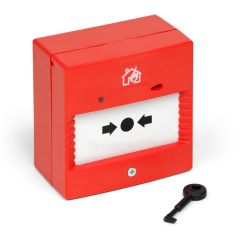 Fike Twinflex Manual Call Point c/w transparent hinged cover