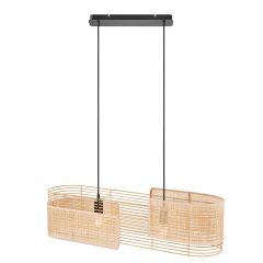 Nordlux 2212023060 Jaffna E27 IP20 Pendant 25x94x46cm Rattan Brown