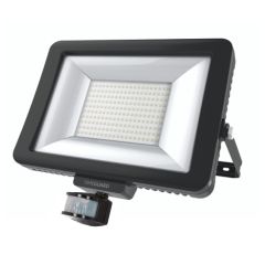 Timeguard LEDPRO100B+LEDPROSLB LEDPRO 100W LED Floodlight 4000K Black c/w PIR Sensor