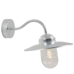Nordlux 22671031 Luxembourg E27 IP54 Wall Light 60W 27x26x39cm Galvanised