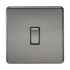 Knightsbridge SF1200BN 10AX 1G Intermediate Switch - Black Nickel