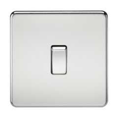 Knightsbridge SF1200PC 10AX 1G Intermediate Switch - Polished Chrome