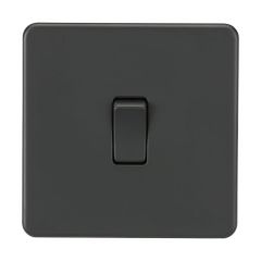 Knightsbridge SF2000AT 10AX 1G 2-way Switch - Anthracite