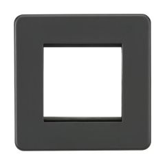 Knightsbridge SF2GAT 2G Modular Faceplate - Anthracite