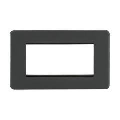 Knightsbridge SF4GAT 4G Modular Faceplate - Anthracite
